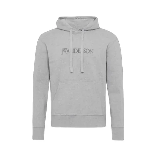 Logo Embroidered Drawstring Hoodie