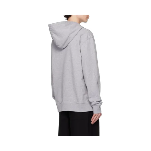 Logo Embroidered Drawstring Hoodie