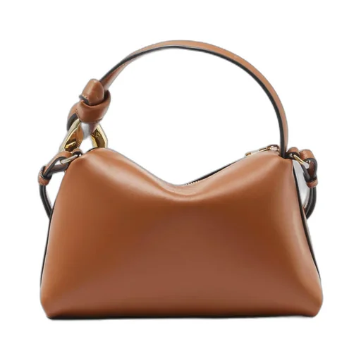 Corner Zip-Up Small Tote Bag