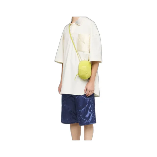 Quilted-Pocket Short-Sleeved Polo Shirt