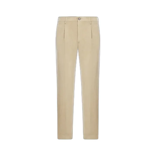 Pleated Straight-Leg Trousers