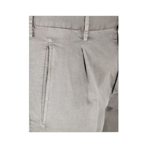 Cotton Straight Trousers