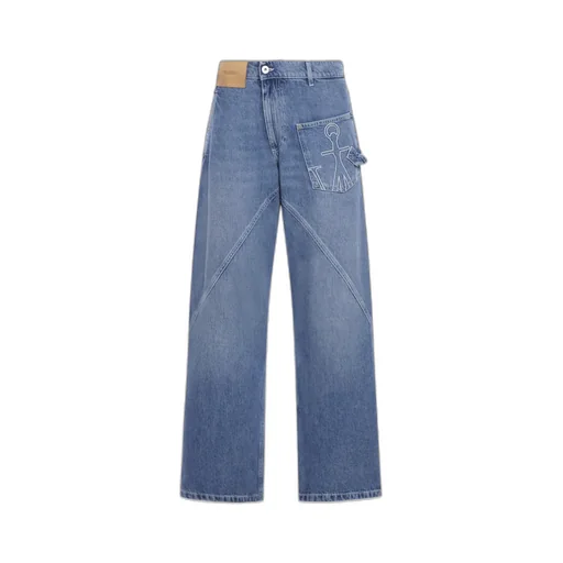Logo Patch Twisted Jeans