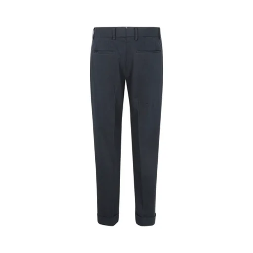 Cotton Straight-Leg Trousers