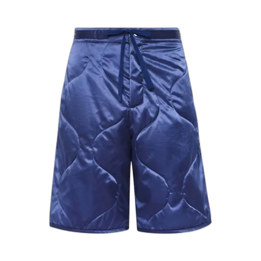 Drawstring Quilted Shorts