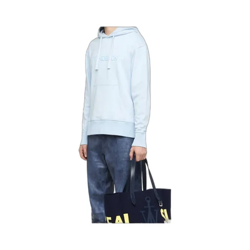 Logo Embroidered Drawstring Hoodie