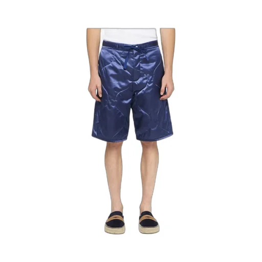 Drawstring Quilted Shorts