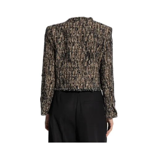 Tweed Frayed-Edge Jacket