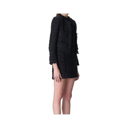Long-Sleeved Tweed Jacket