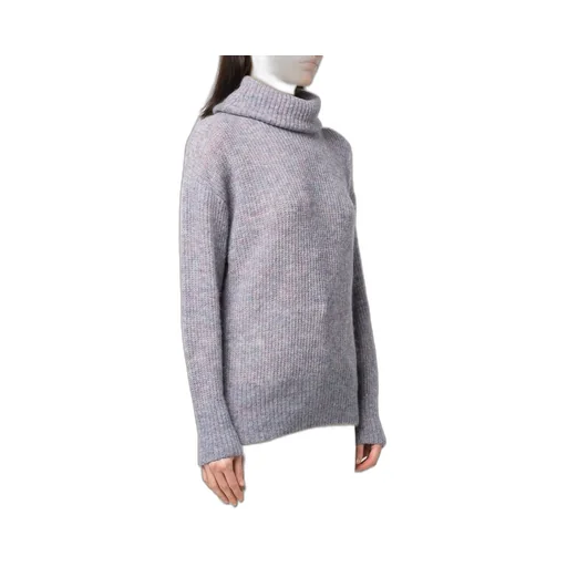 High-Neck Knitted Sweater