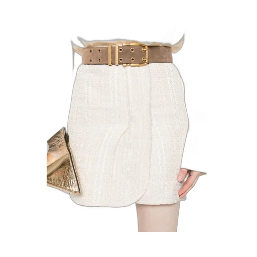 Bouclé Design Mini Skirt