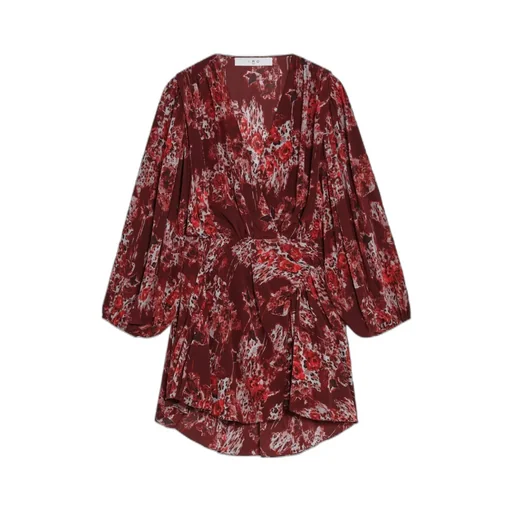 Azula Printed V-Neck Dress