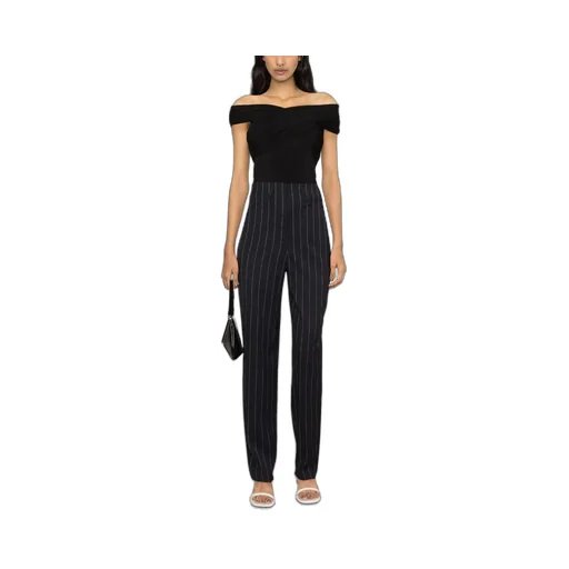 Striped Tapered Pants