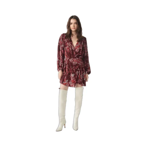 Azula Printed V-Neck Dress