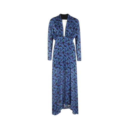 Printed Long-Sleeved Dress