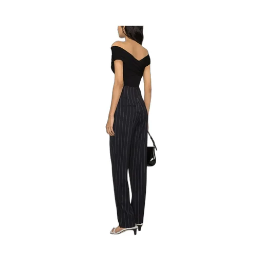 Striped Tapered Pants