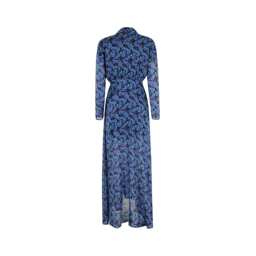 Printed Long-Sleeved Dress