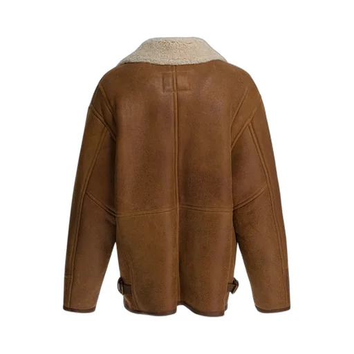 Shearling Zip-Fastening Jacket