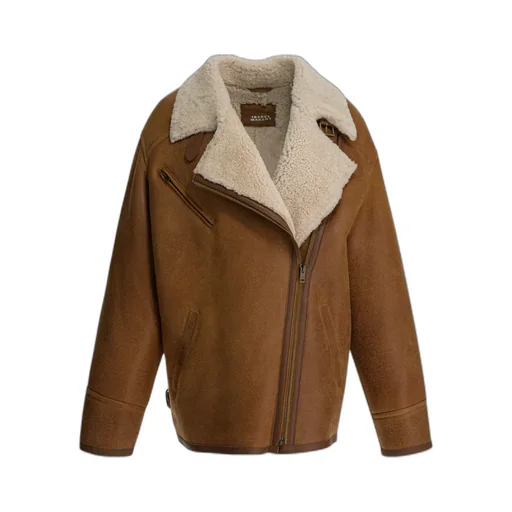 Shearling Zip-Fastening Jacket