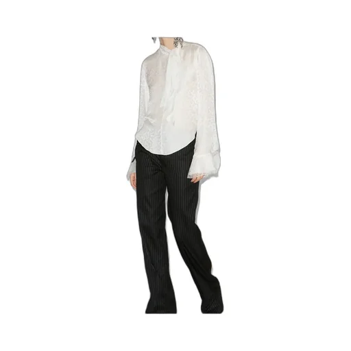 Raphaella High-Neck Blouse