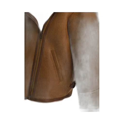 Shearling Zip-Fastening Jacket