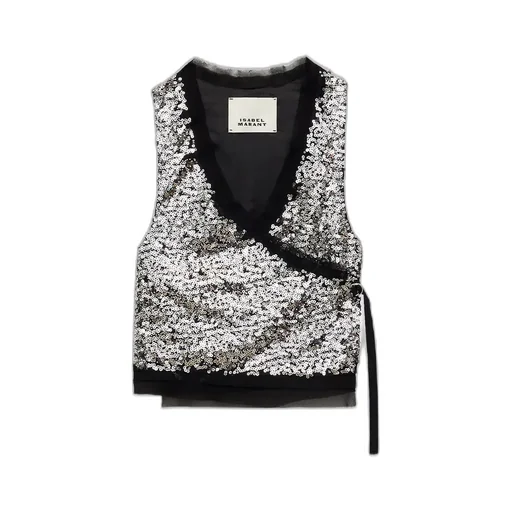 Tahina Sequined Vest