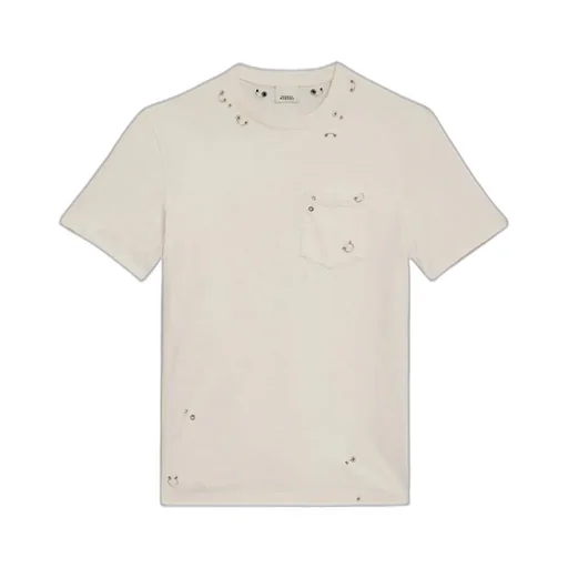 Yezra Eyelet Detailed T-Shirt