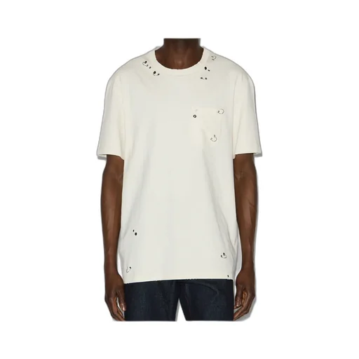 Yezra Eyelet Detailed T-Shirt