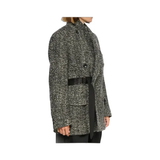 Double-Breasted Belted Jacket