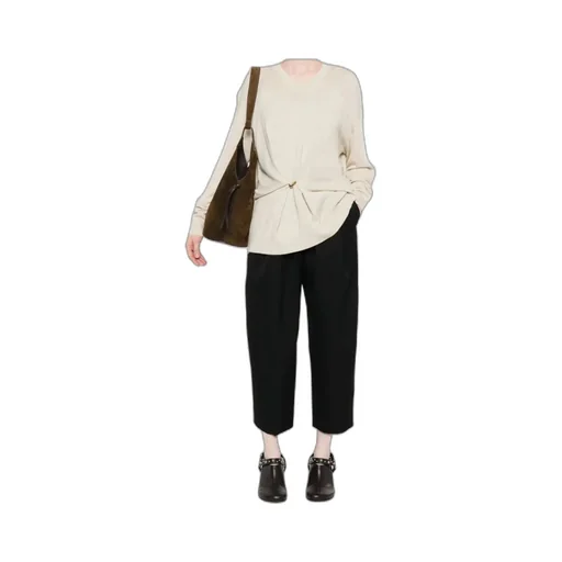 Chiraz V-Neck Ring-Detail Sweater