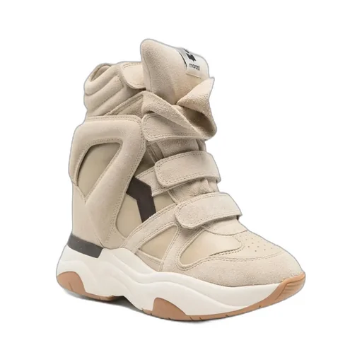 Balskee High-Top Touch Strap Sneakers