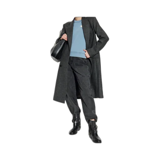 Double-Breasted Wool Coat