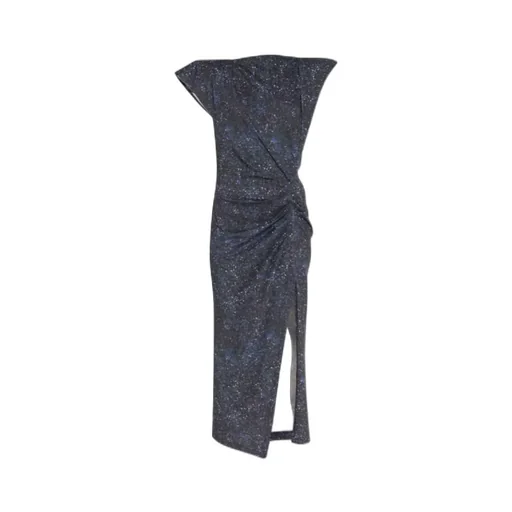 Printed Side-Split Dress