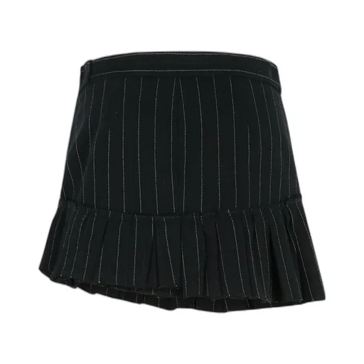 Striped Belted Skirt