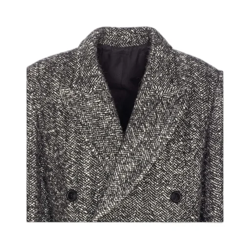 Double Breasted Belted Coat