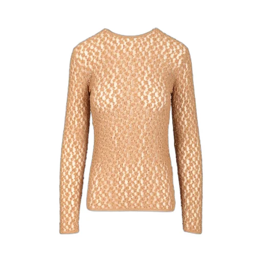 Gaelle Long-Sleeved Lace Top