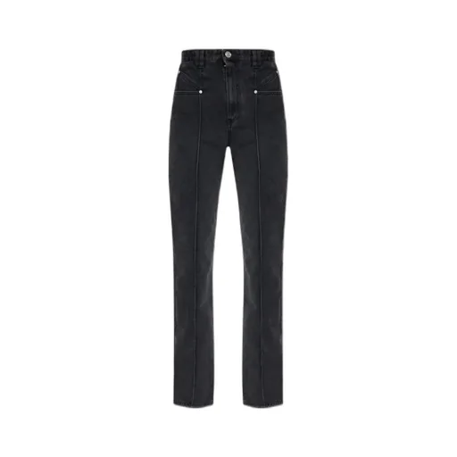 Vetan Centre-Seam Straight-Leg Jeans