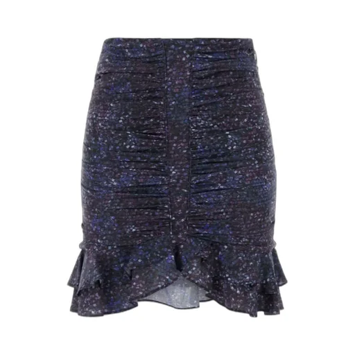 Milendi Gathered Ruffled Mini Skirt