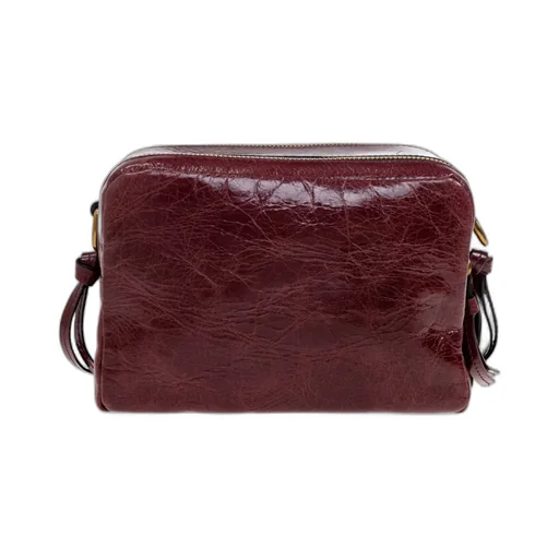 Wardy Logo Printed Zipped Shoulder Bag