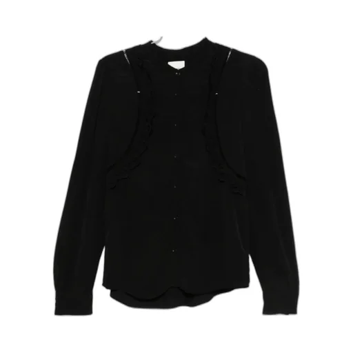 Lace Detailed Long-Sleeve Shirt