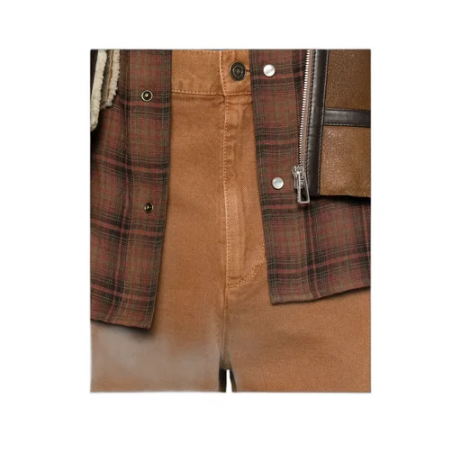 Straight-Leg Casual Pants