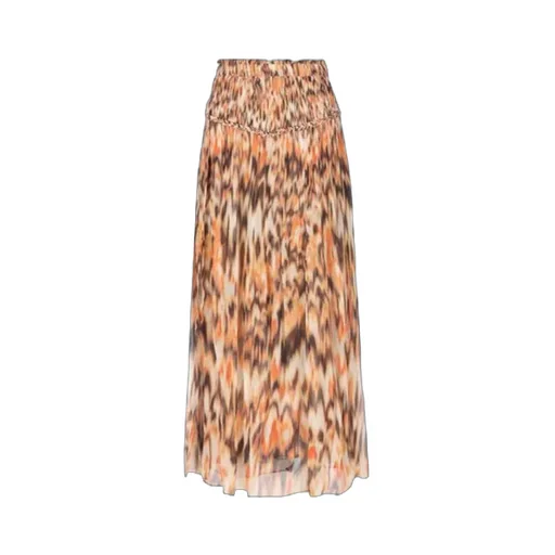 Rolande Abstract Patterned Maxi Skirt