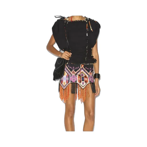 Zohra Woven Jersey Top