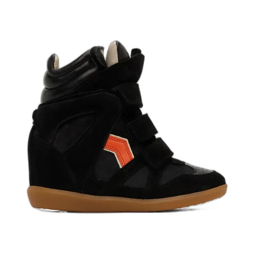 Round Toe High Top Sneakers