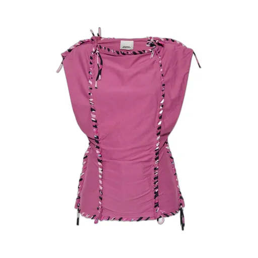 Zohra Woven Jersey Top