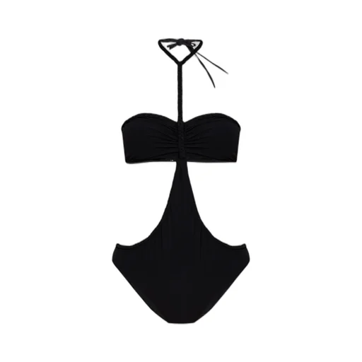 Sleeveless One Piece Swimsuit