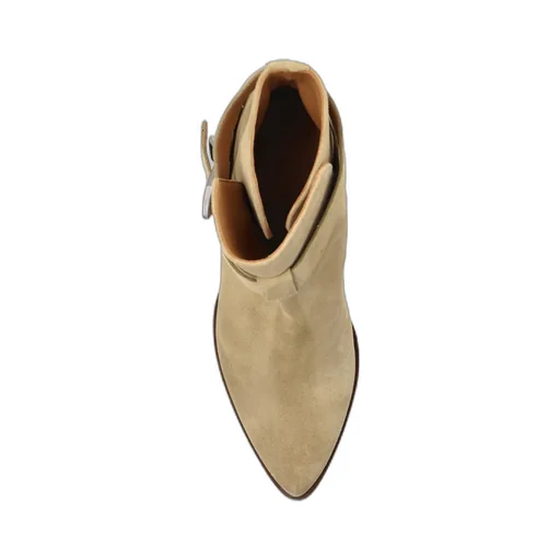 Buckle Detail Heeled Boots