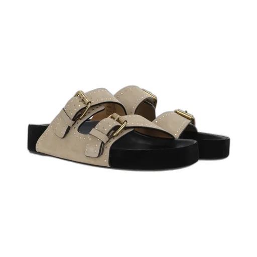 Lennyo Slip-On Buckle Sandals
