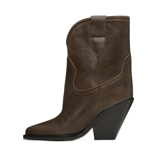 Pointed Short Boots