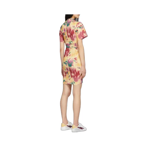 Tie-Dyed Slim Dress
